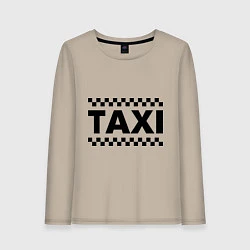 Женский лонгслив Taxi