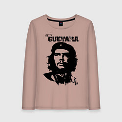 Лонгслив хлопковый женский Che Guevara, цвет: пыльно-розовый