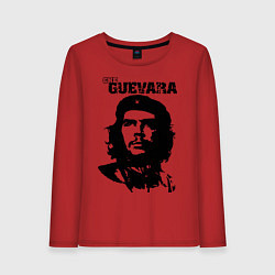 Лонгслив хлопковый женский Che Guevara, цвет: красный