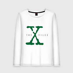 Лонгслив хлопковый женский The X-files, цвет: белый