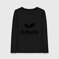 Женский лонгслив Butterfly Logo