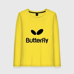 Женский лонгслив Butterfly Logo