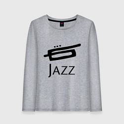 Лонгслив хлопковый женский Jazz, цвет: меланж