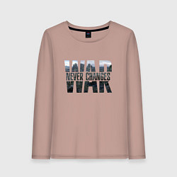 Женский лонгслив War never changes