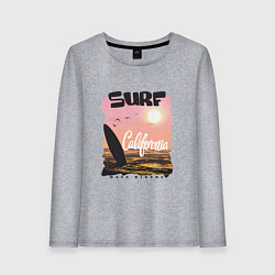 Женский лонгслив Surf California