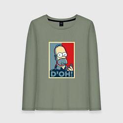 Женский лонгслив D'oh Poster
