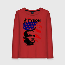 Лонгслив хлопковый женский Mike Tyson: USA Boxing, цвет: красный
