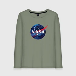 Женский лонгслив NASA: Cosmic Logo