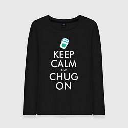 Женский лонгслив Keep Calm & Chug on