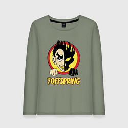 Лонгслив хлопковый женский The Offspring Boy, цвет: авокадо