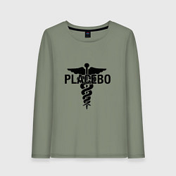 Лонгслив хлопковый женский Placebo, цвет: авокадо