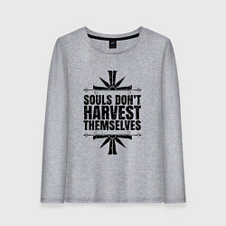 Лонгслив хлопковый женский Harvest Themselves, цвет: меланж