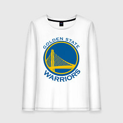 Лонгслив хлопковый женский Golden state Warriors, цвет: белый
