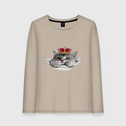 Женский лонгслив Pretty kitten