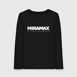Лонгслив хлопковый женский Miramax Film, цвет: черный