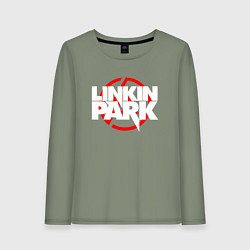 Лонгслив хлопковый женский LINKIN PARK, цвет: авокадо
