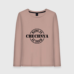 Лонгслив хлопковый женский Made in Chechnya, цвет: пыльно-розовый