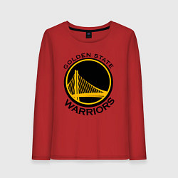 Лонгслив хлопковый женский GOLDEN STATE WARRIORS, цвет: красный