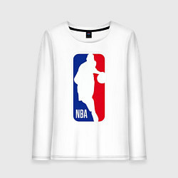 Лонгслив хлопковый женский NBA Kobe Bryant, цвет: белый