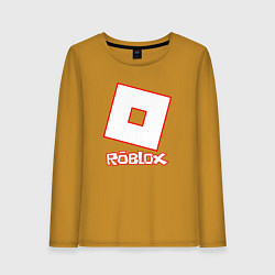 Лонгслив хлопковый женский ROBLOX, цвет: горчичный