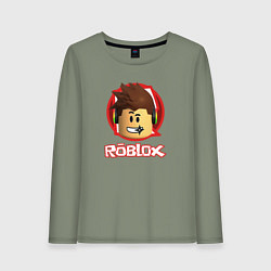 Лонгслив хлопковый женский ROBLOX, цвет: авокадо