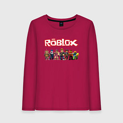 Лонгслив хлопковый женский ROBLOX, цвет: маджента