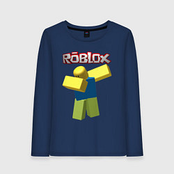 Лонгслив хлопковый женский Roblox Dab, цвет: тёмно-синий