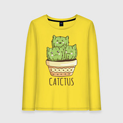 Женский лонгслив Catctus