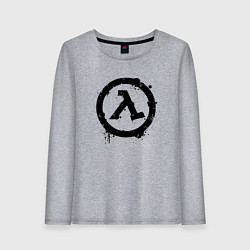 Лонгслив хлопковый женский HALF-LIFE, цвет: меланж
