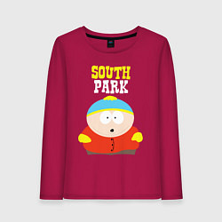 Лонгслив хлопковый женский SOUTH PARK, цвет: маджента