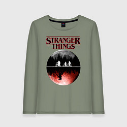 Женский лонгслив Очень странные дела