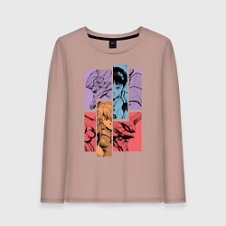 Женский лонгслив Аска и Синдзи, Евангелион