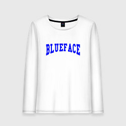 Лонгслив хлопковый женский BLUEFACE, цвет: белый