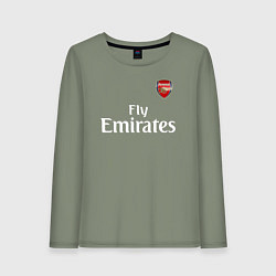 Лонгслив хлопковый женский ARSENAL, цвет: авокадо