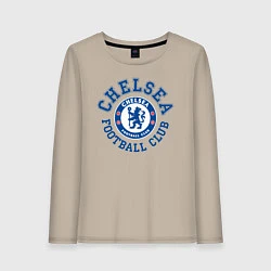 Лонгслив хлопковый женский Chelsea FC, цвет: миндальный