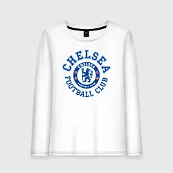 Лонгслив хлопковый женский Chelsea FC, цвет: белый