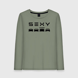 Женский лонгслив Tesla sexy