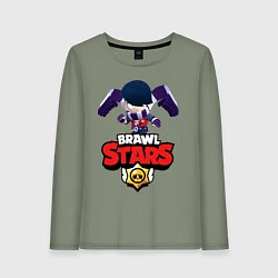 Женский лонгслив Brawl Stars Эдгар