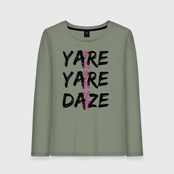 Женский лонгслив YARE YARE DAZE