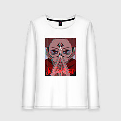 Лонгслив хлопковый женский Итадори, цвет: белый