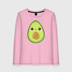 Лонгслив хлопковый женский Avocado, цвет: светло-розовый