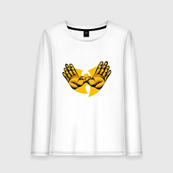 Лонгслив хлопковый женский Wu-Tang Forever, цвет: белый