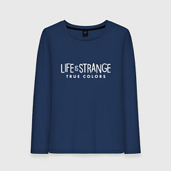 Лонгслив хлопковый женский Life is Strange: True Colors, цвет: тёмно-синий