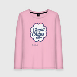 Лонгслив хлопковый женский Chupa Chups, цвет: светло-розовый