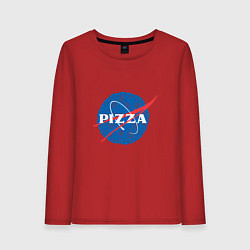 Женский лонгслив NASA Pizza