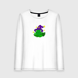 Женский лонгслив Лягушка волшебница
