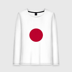 Женский лонгслив Япония Японский флаг