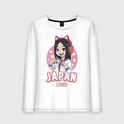 Женский лонгслив Japan lover anime girl