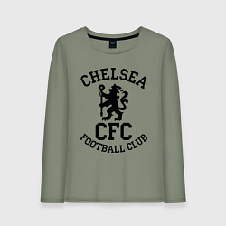 Лонгслив хлопковый женский Chelsea CFC, цвет: авокадо