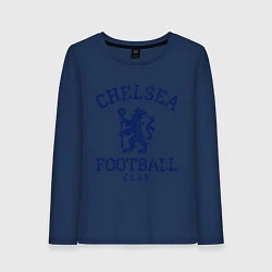 Лонгслив хлопковый женский Chelsea FC: Lion, цвет: тёмно-синий